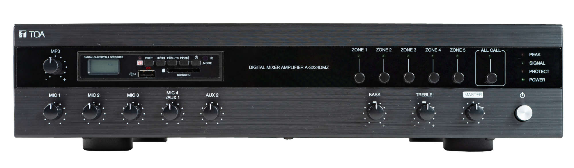 Digital Mixer Amplifier with MP3 and Zones