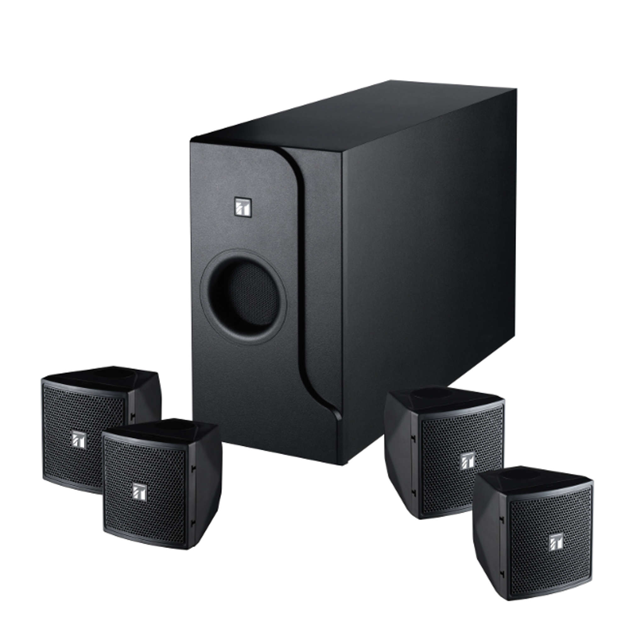 Compact satellite speaker system