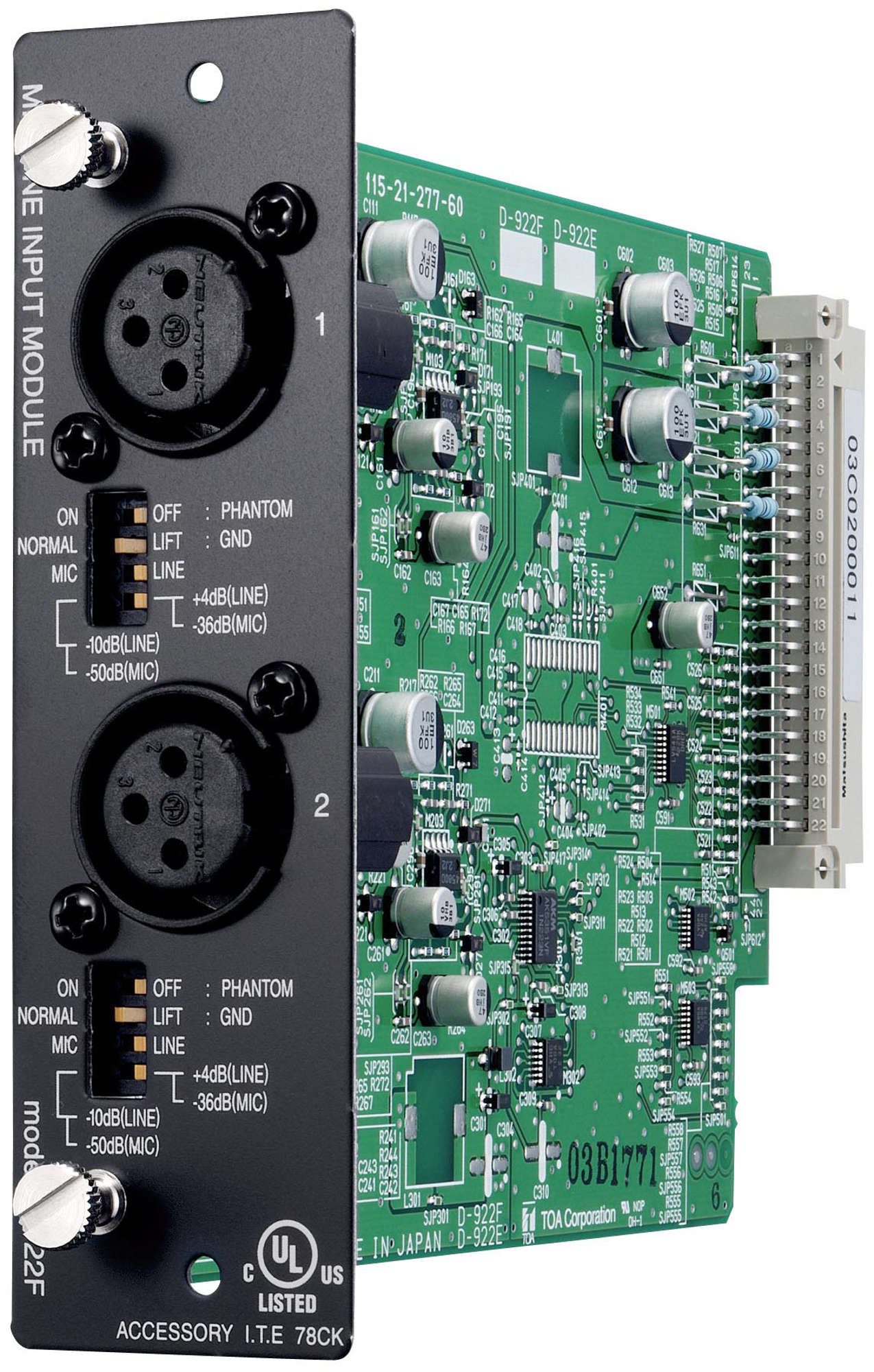 Mic/Line Input Module (20 bits monaural type)