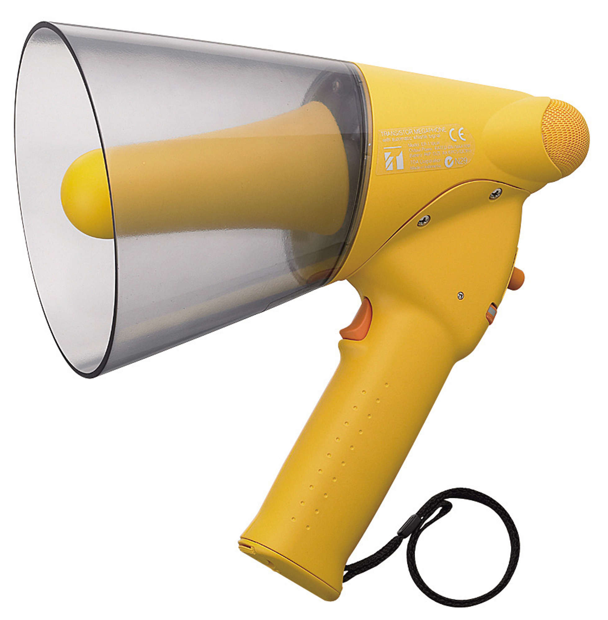 Splash-Proof Megaphone with Whistle
