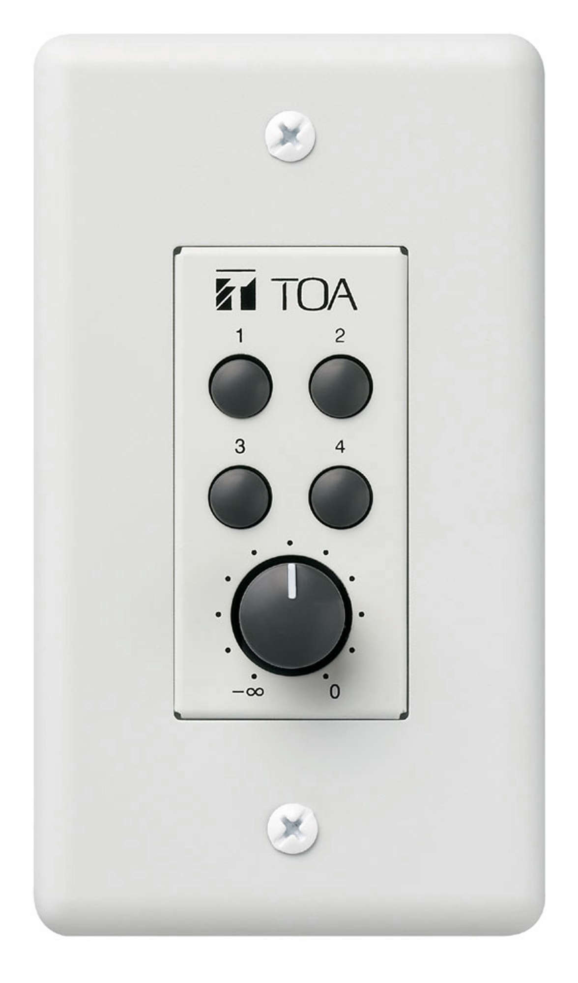 Remote panel with 4 buttons and volume control