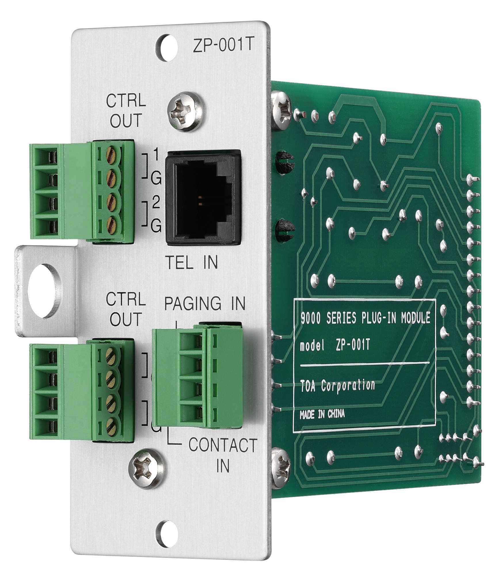 Telephone zone paging module